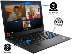 Lenovo ThinkPad T590, 15" FHD, i5-8265U, 16GB RAM, 128GB SSD, Windows 10 Pro