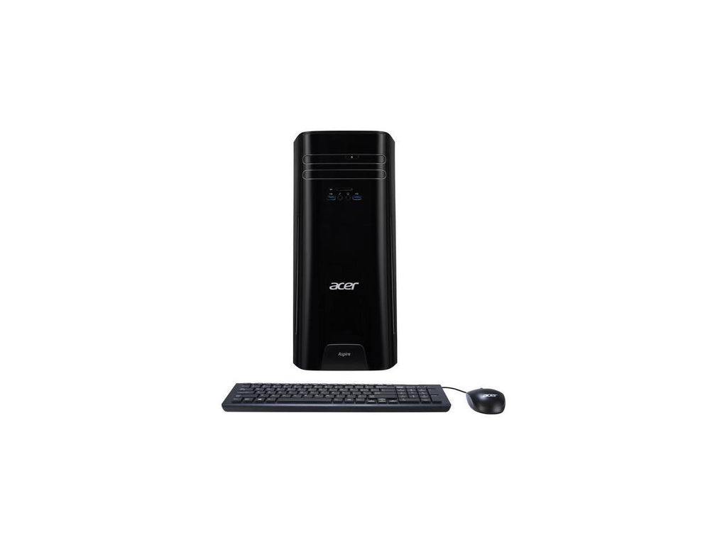 Acer Aspire T Series Desktop, i5-7400, 8GB RAM, 256GB SSD+1TB HDD, Win10Pro
