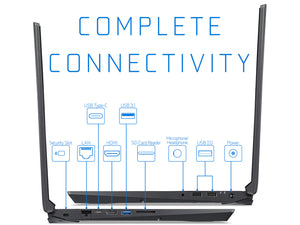 Acer Nitro 5, 15" FHD, i5-8300H, 8GB RAM, 256GB SSD +1TB HDD, GTX 1050, Win 10P