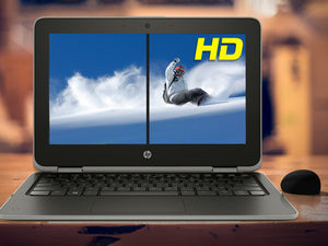 Refurbished HP ProBook 11 G3 x360, 11" HD Touch, N4100, 4GB RAM, 128GB SSD, Windows 10 Pro