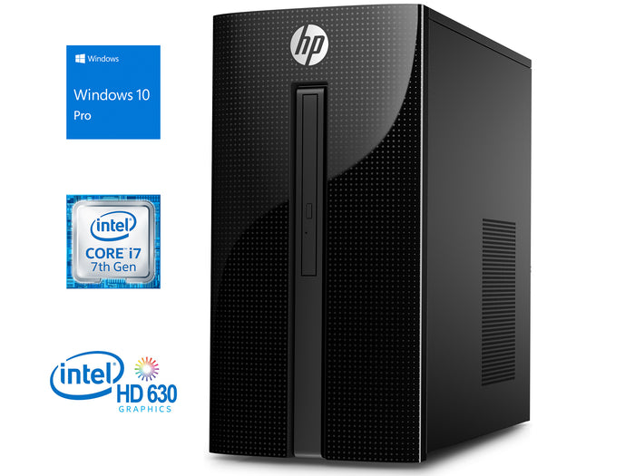 HP 460 Desktop PC, i7-7700T, 8GB RAM, 256GB NVMe SSD+1TB HDD, Win10Pro