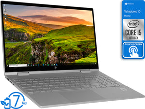 HP ENVY x360, 15" FHD Touch, i5-1035G1, 8GB RAM, 512GB SSD, Windows 10 Home