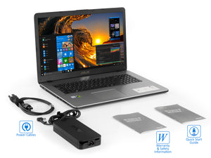 Refurbished ASUS VivoBook Pro N705FD Notebook, 17.3" FHD Display, Intel Core i7-8565U Upto 4.60GHz, 8GB RAM, 256GB SSD, NVIDIA GeForce GTX 1050, HDMI, Card Reader, Wi-Fi, Bluetooth, Windows 10 Pro
