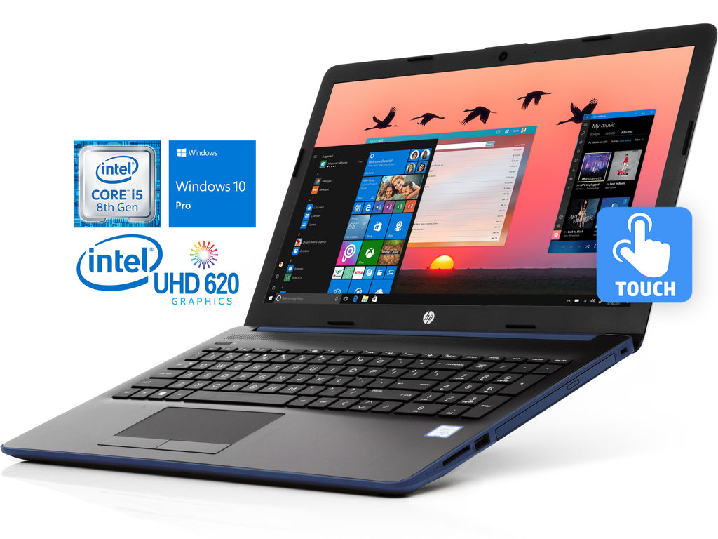 HP 15.6" HD Touch Laptop, i5-8250U, 32GB RAM, 512GB NVMe SSD+1TB HDD, Win10Pro