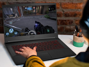 MSI THIN GF65, 15" FHD, i7-9750H, 16GB RAM, 2TB SSD, RTX 2060, Windows 10 Home